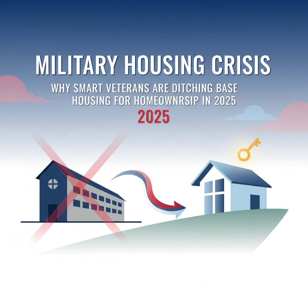 Military Housing Crisis: Why Smart Veterans Are Ditching Base Housing for Homeownership in 2025