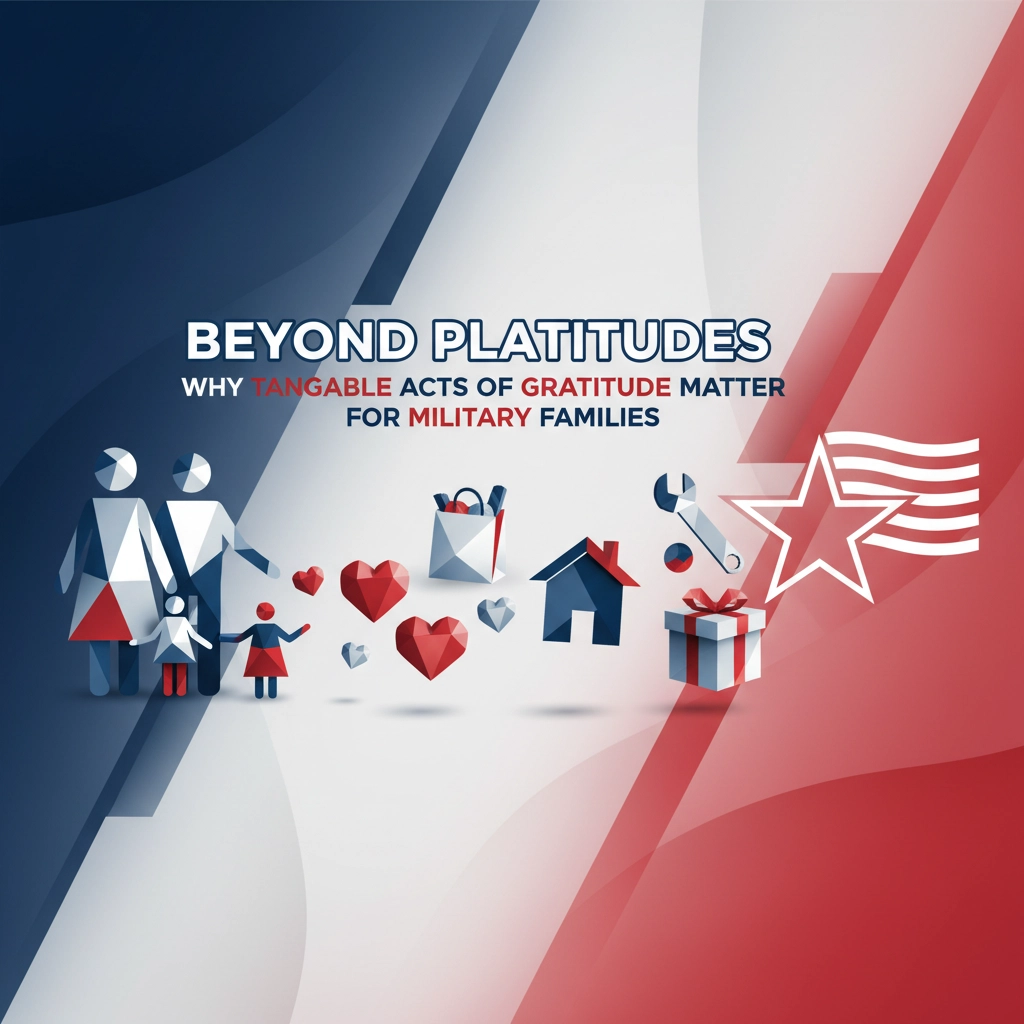 Beyond Platitudes: Why Tangible Acts of Gratitude Matter for Military Families