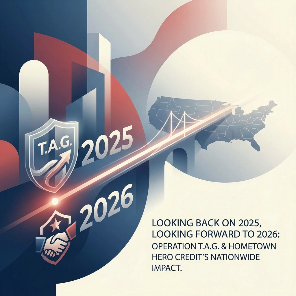 Looking Back on 2025, Looking Forward to 2026: Operation T.A.G. & Hometown Hero Credit's Nationwide Impact