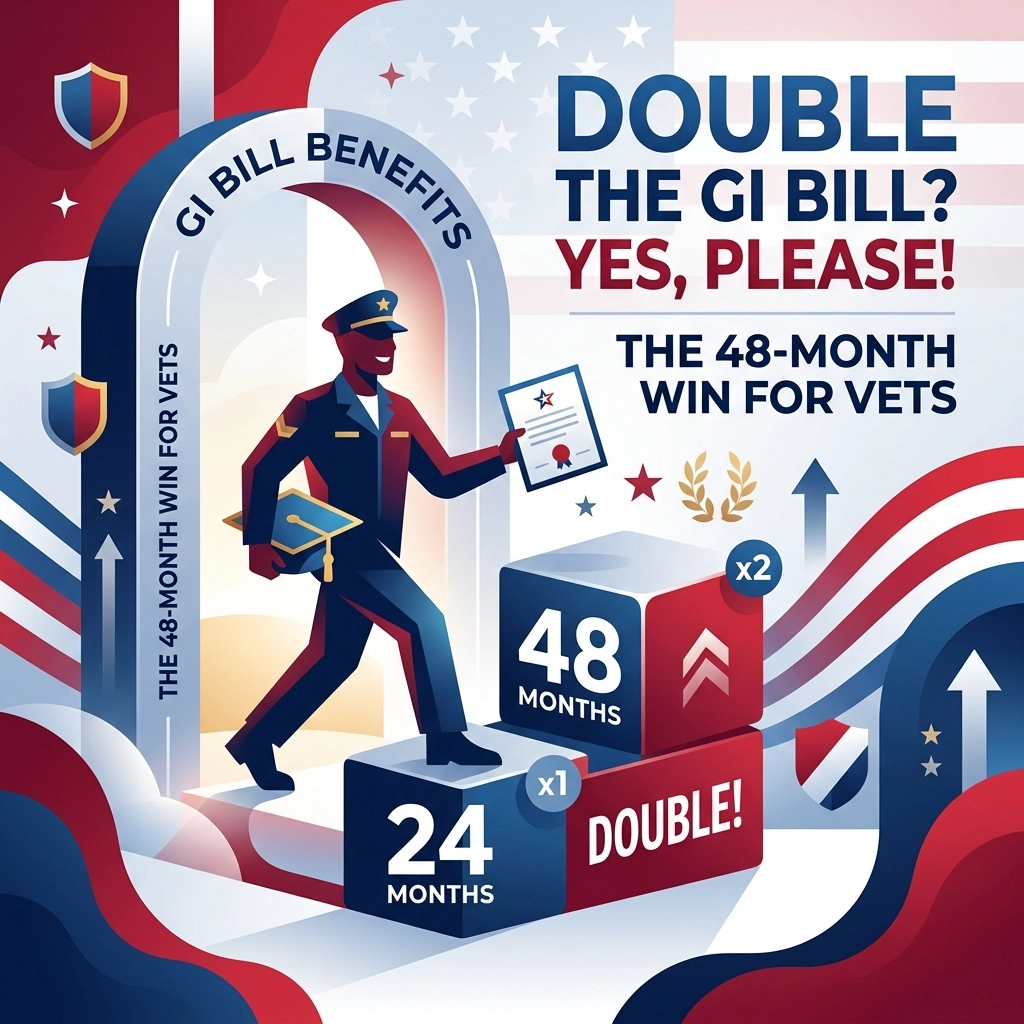 Double the GI Bill? Yes, Please! (The 48-Month Win for Vets)